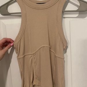 Tan cute tank